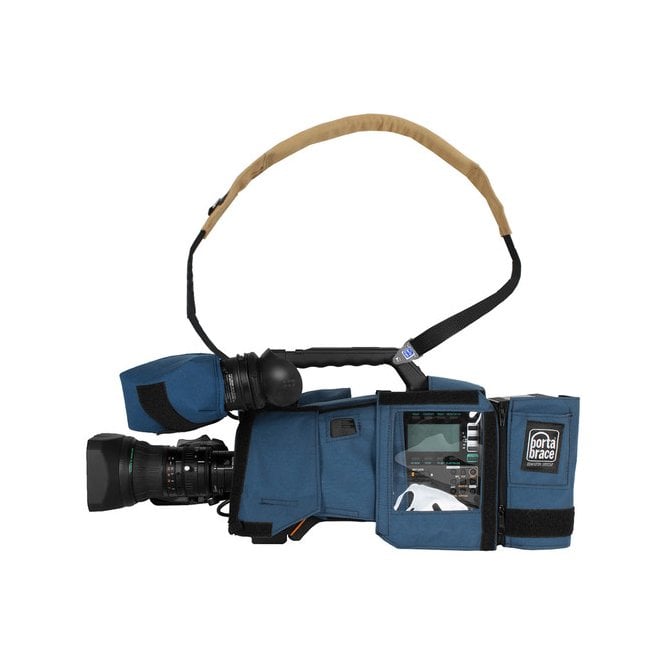 Portabrace CBA-PX800 Camera BodyArmor for Panasonic AJ-PX800 (Blue)