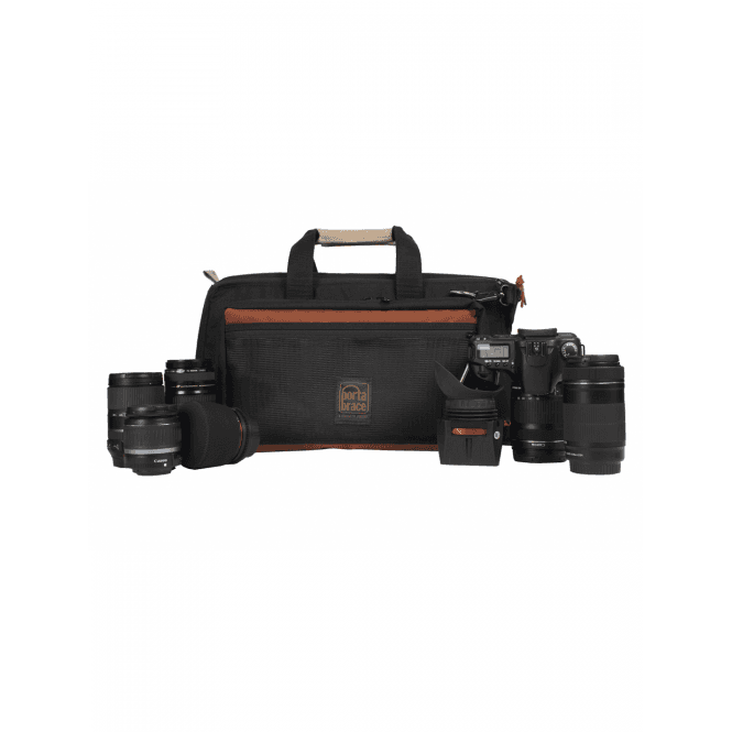 Portabrace CS-DV3Q Lightweight Cordura Case with Quick-Zip Opening for Fast Access to Camera (Black)