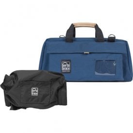 CS-DV3U Camera Case and Quick Slick Mini Rain Cover Kit (Blue)