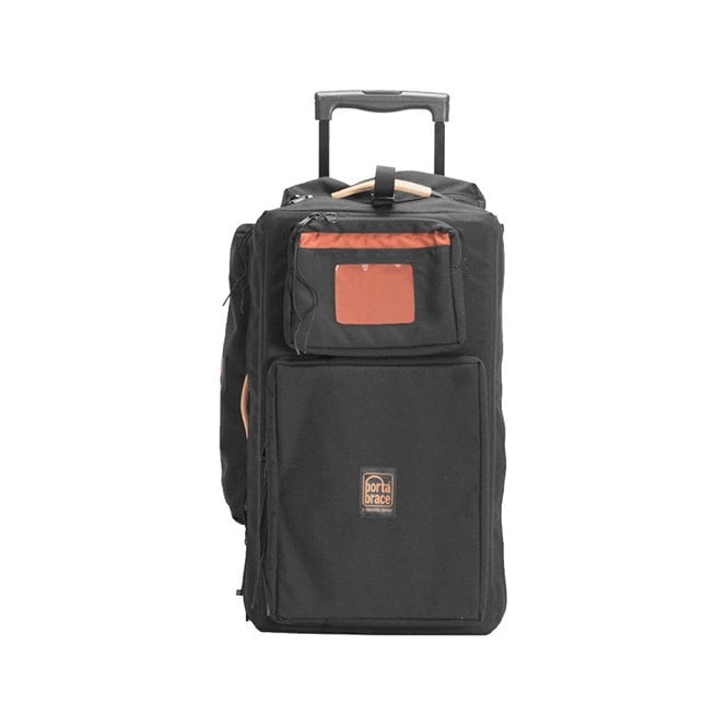 Portabrace GRIP-CARRYONOR Production Case with Dividers & Off-Road Removable Wheels (Small, Black)