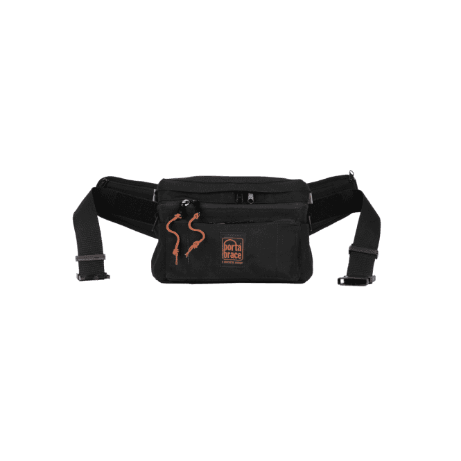Portabrace HIP-3B Hip Pack for Small Camcorders and Accessories (Large, Midnight Black)