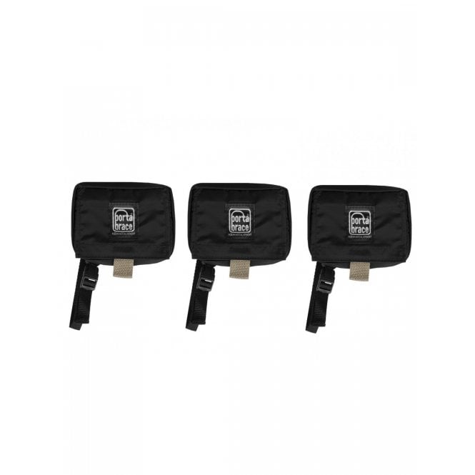 Portabrace LC-35X5 Small Lens Cover with Built-In White Balance Card, Set of 3