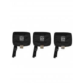 Portabrace LC-35X5 Small Lens Cover with Built-In White Balance Card, Set of 3