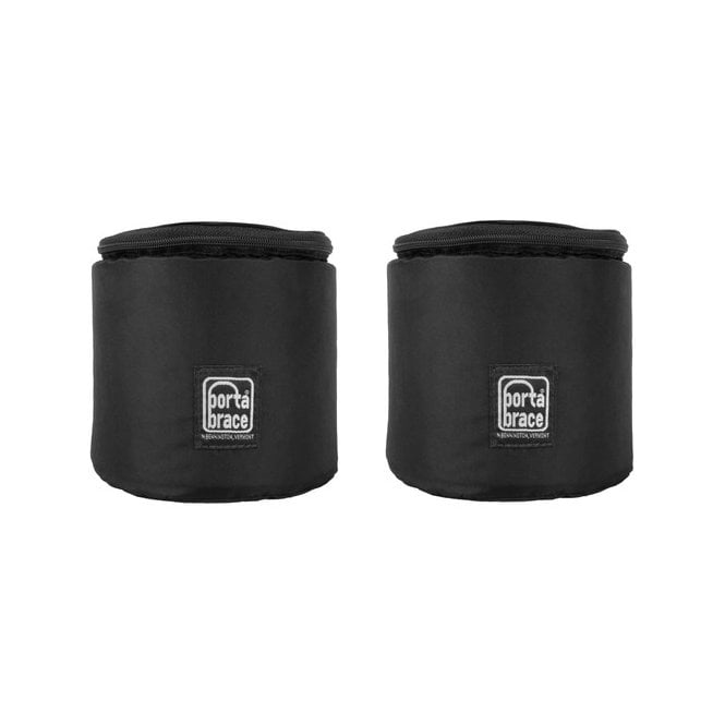 Portabrace LC-C5SET Padded Cinema Lens Cup (Black, 2-Pack)