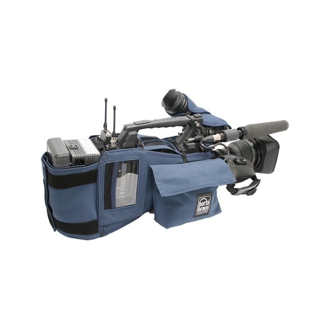 Portabrace SC-PXWX400 Custom Fitted Shoulder Case for Sony PXW-X400 XDCAM Camcorder (Blue)