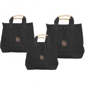SP-SET Set of 3 Sack Pack Bags (Black)