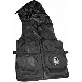 VV-MBLH Video Vest with Hood (Medium, Black)