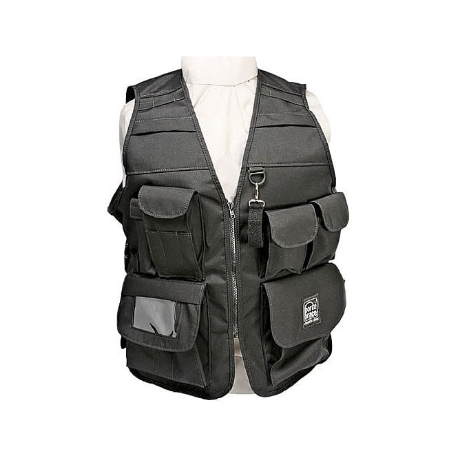 Portabrace VV-XLBL Videographer Vest (Extra Large, Black)