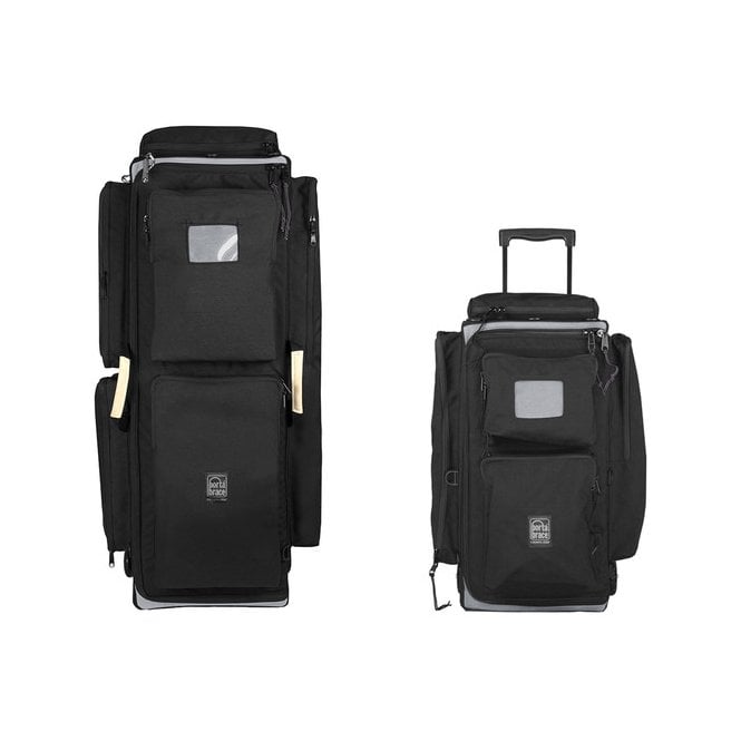 Portabrace WPC-SET WPC-1ORB & WPC-2ORB Wheeled Production Case Set (Black)