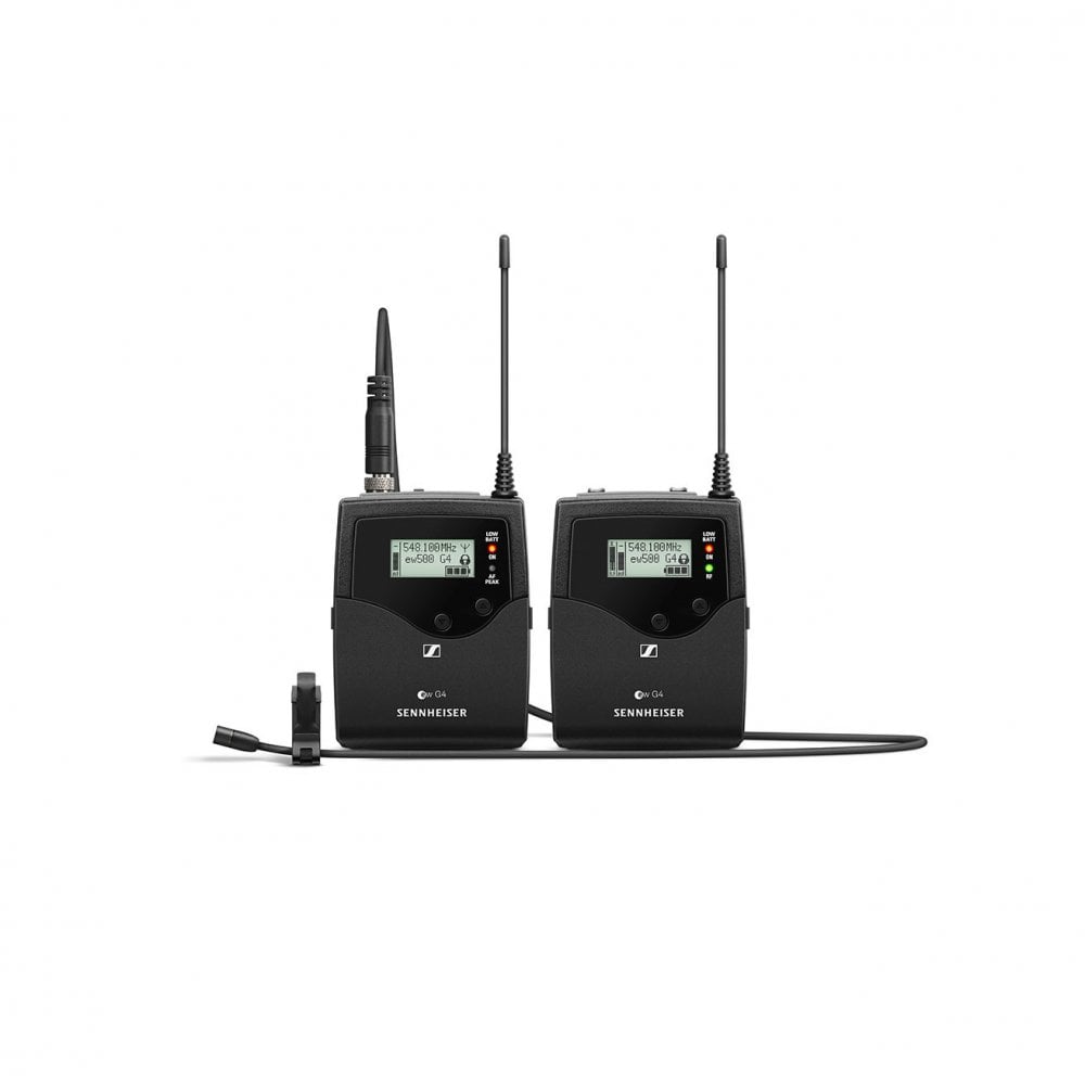 Sennheiser EW 512P G4 - Système Micro-cravate Sans Fil Professionnel Pour Interviews Et Enregistrements