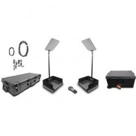 ProLine StagePro 17" HighBright AutoStepper Presidential Teleprompters (Pair)