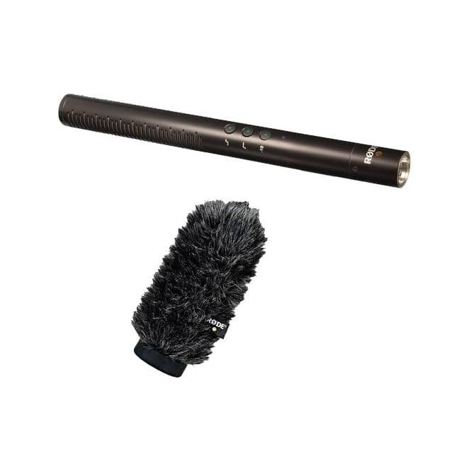 Rode  NTG4+ Directional Condenser Microphone with Inbuilt Battery package A