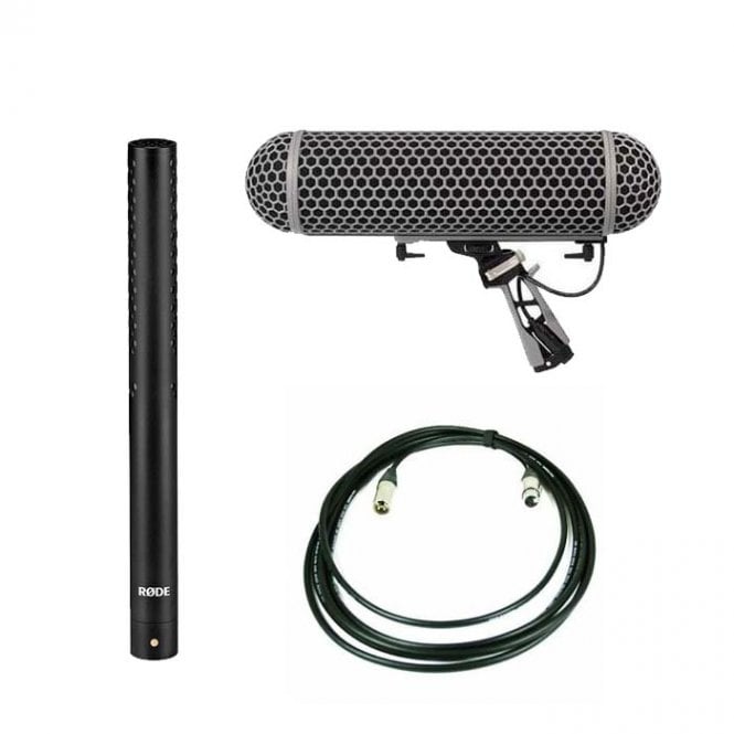 Rode NTG5 shotgun microphone location recording kit package a