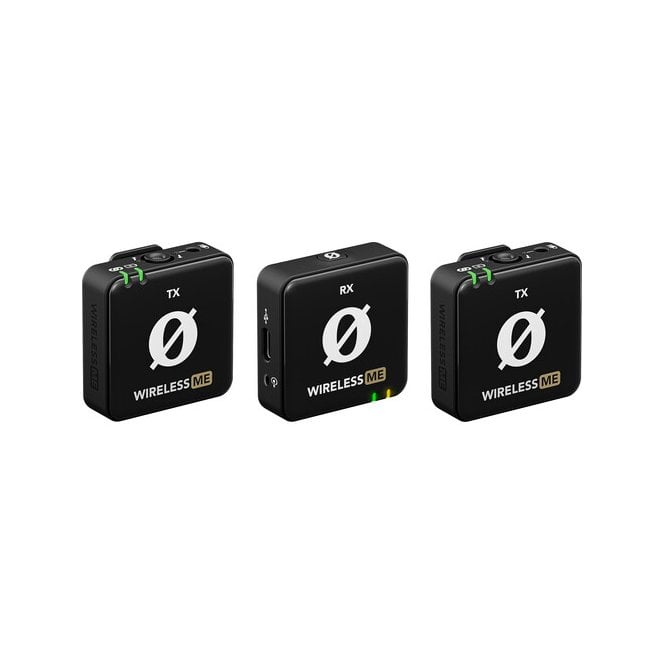 Rode  Wireless ME Dual Compact Digital Wireless Microphone System (2.4 GHz, Black)