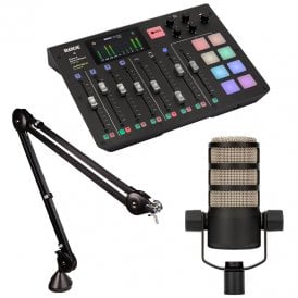RODECASTERPRO Integrated Podcast Production Studio package b