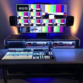 Ross Graphite Switcher w/ 2ME Panel and Xpression, used