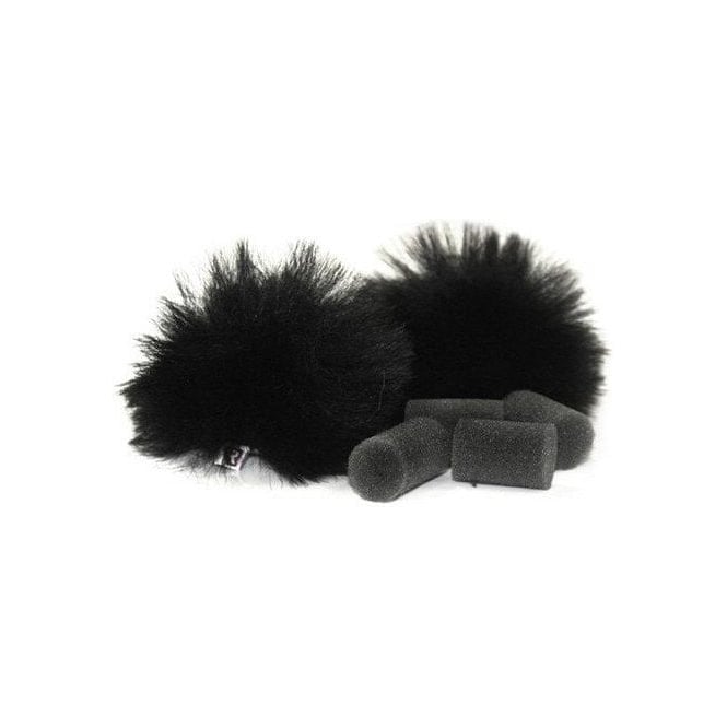 Rycote 065501 Black Lavalier Windjammer  - pair
