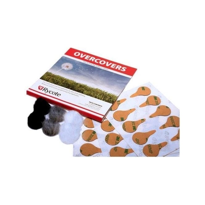 Rycote 065508 25 x Overcover Packs - 30 uses re-usable fur covers