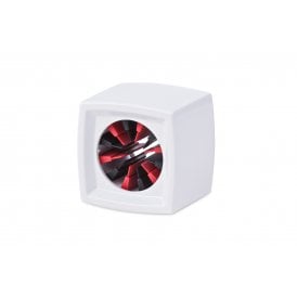 107316 20 x Single Square White Mic Flag