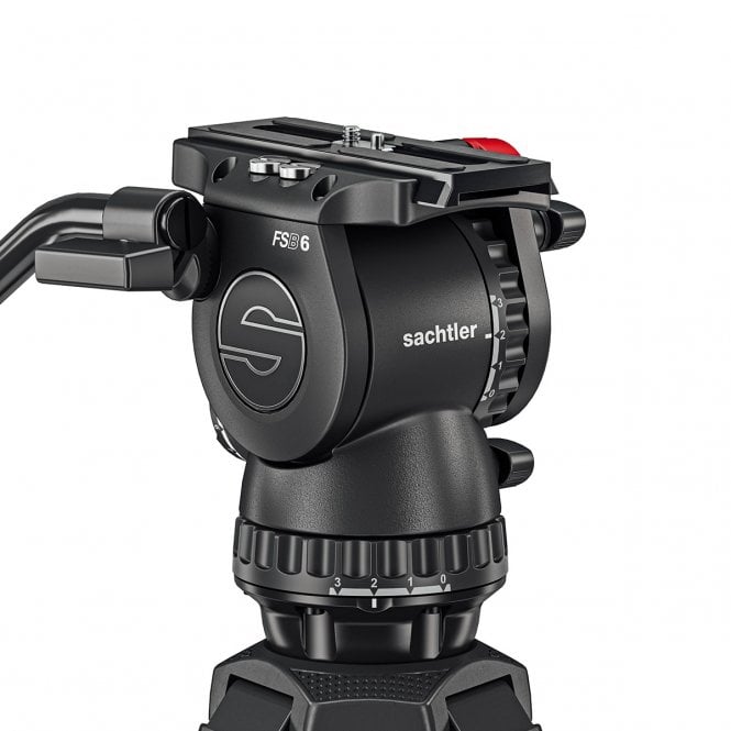 Sachtler S2065-0001 FSB 6 Mk II Fluid Head with Sideload Camera Plate and Pan Bar