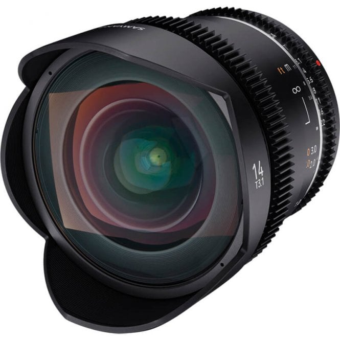 Samyang VDSLR 14MM T3.1 MK2 RF Manual focus, full frame, ultra wide-angle cine lens - Canon RF Mount