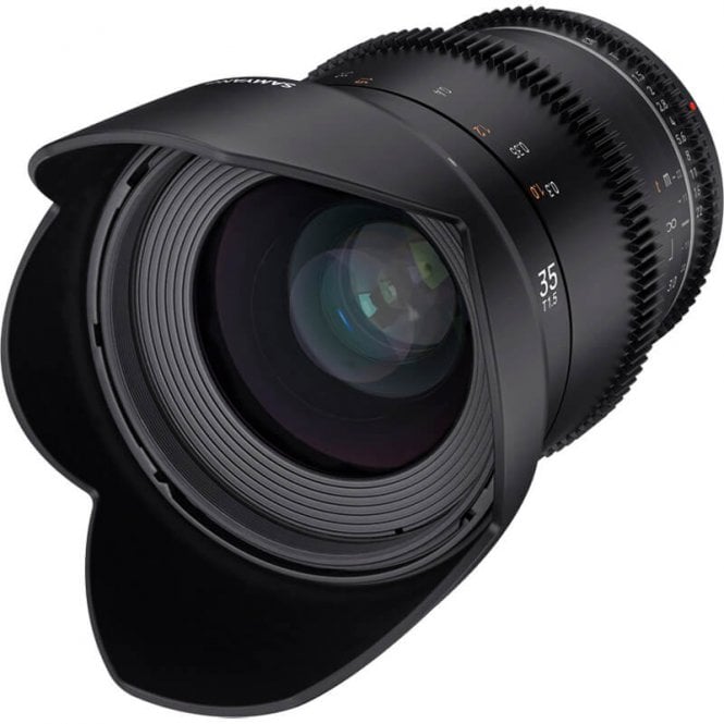 Samyang VDSLR 35MM T1.5 MK2 RF Manual focus, full frame, fast aperture, wide-angle cine lens - Canon RF Mount
