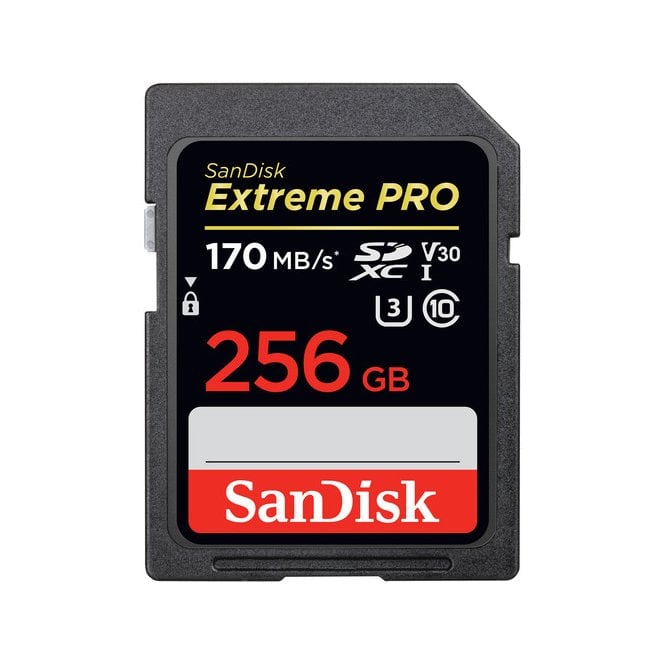 Sandisk 256GB Extreme PRO UHS-I SDXC Memory Card