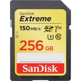 256GB Extreme SDXC 150MB/s UHS-I Memory Card