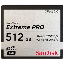 512GB 525MB/s Extreme PRO CFast 2.0 Memory Card