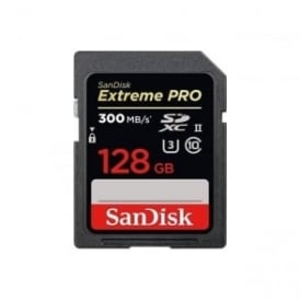 Extreme Pro SDXC 128GB - 300/MB/s UHS-II