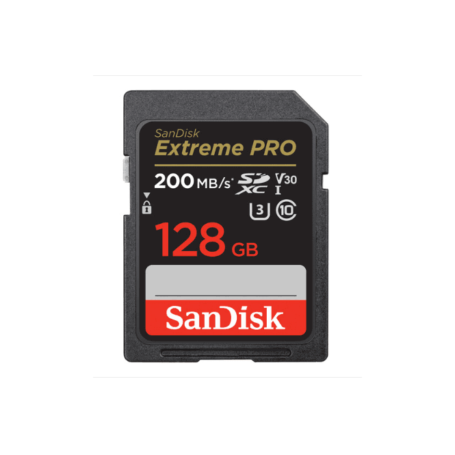 Sandisk  Extreme PRO SDXC 200,90MB/s 128GB Memory card
