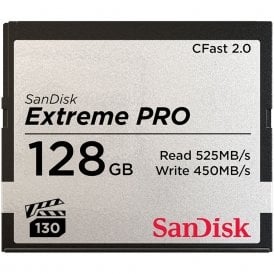 SDCFSP-128G-G46D  128GB 525MB/s Extreme Pro CFast 2.0 Memory Card