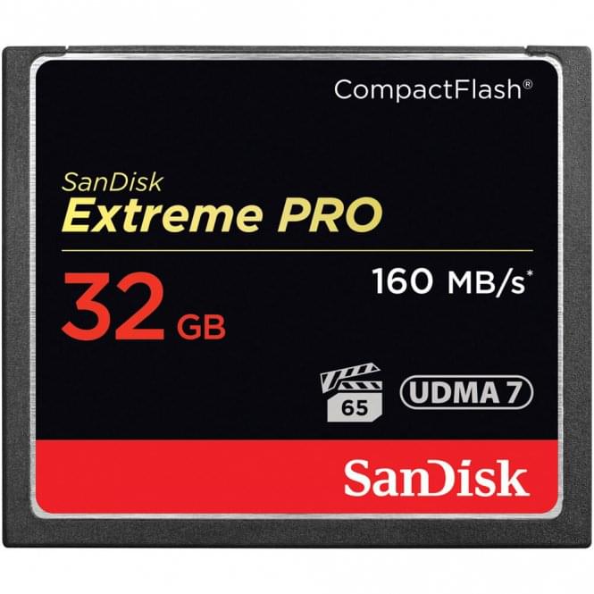 Sandisk SDCFXPS-032G-X46 Extreme Pro Compact Flash Memory Card