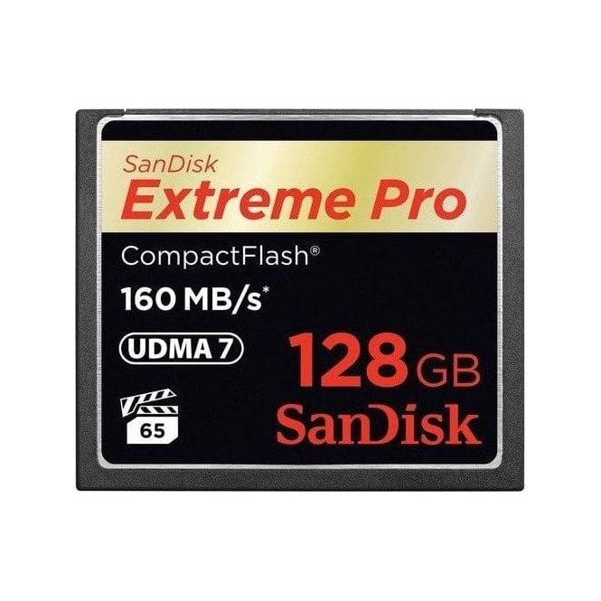 Sandisk SDCFXPS-128G-X46 128GB CF Extreme Pro Memory Card