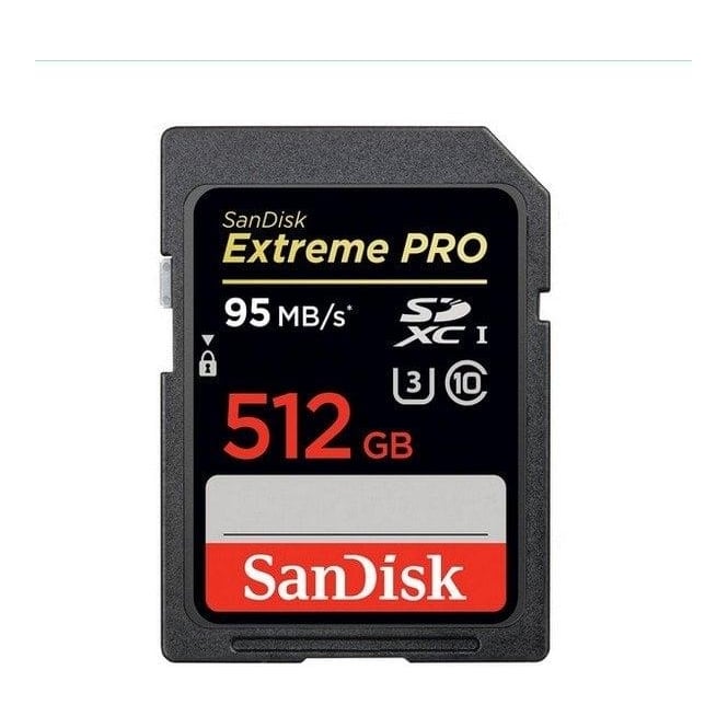Sandisk SDSDXPA-512G-G46 512GB Extreme Pro SDXC 95MB/s Card