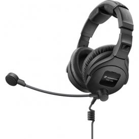 Sennheiser HMD 300 X3K1 Dual-Ear Around-Ear Broadcast Headset with Dynamic Mic and Cable