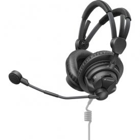 Sennheiser HMDC 27 Dual-Ear Over-Ear Broadcast Headset with Dynamic Mic, Active Noise Reduction, and Cable