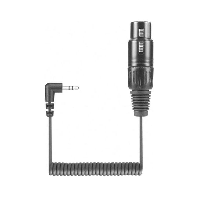 Sennheiser KA 600 Coiled XLR-3F to 3.5 mm jack Microphone Cable - 20cm