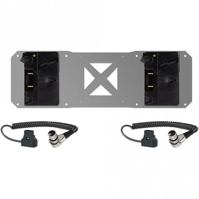 Shape 2 x Gold Mount Plates & D-Tap Cables for Atomos Sumo