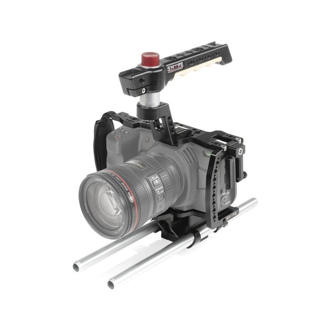 Shape Camera Cage with 15mm Rod System for Blackmagic Pocket Cinema 4K