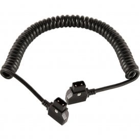 D-TAP20 12 VDC D-Tap Male to D-Tap Male Coiled Cable (20'')