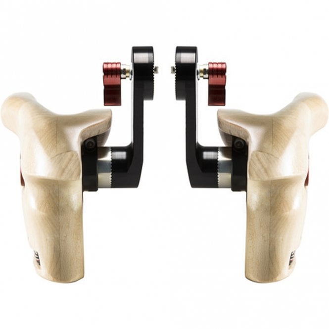 Shape Double Wooden Handgrips for ARRI Rosettes