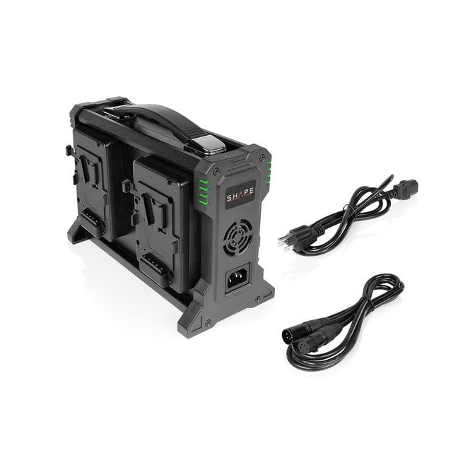 Shape  Full Play intelligent 4-channel V-mount lithium-ion battery charger