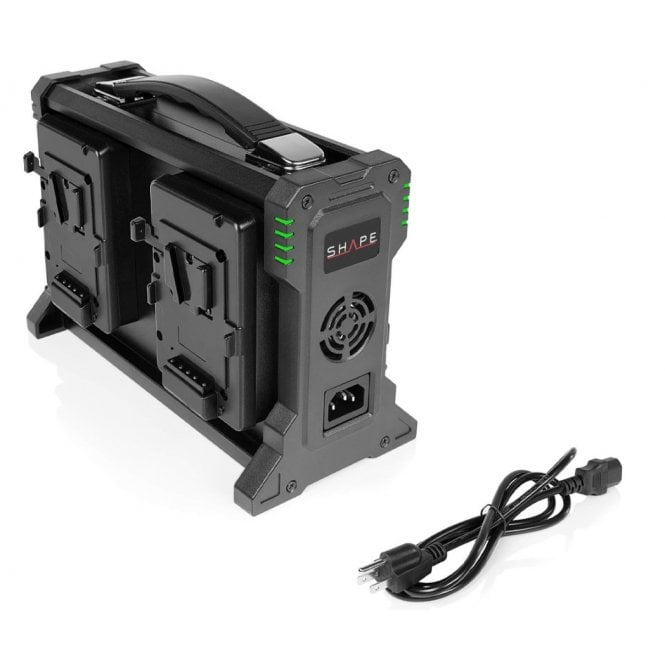 Shape  Full Play intelligent 4-channel V-mount lithium-ion charger for battery 26 V