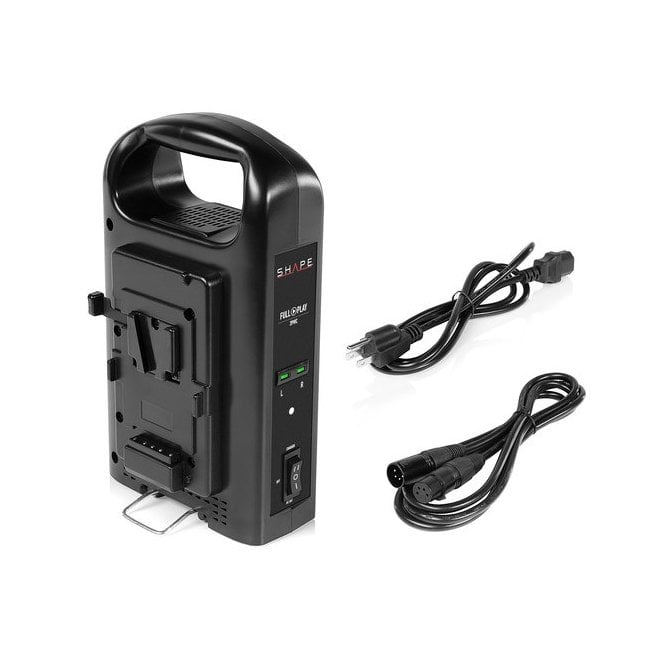 Shape  Full Play intelligent dual V-mount lithium-ion battery charger