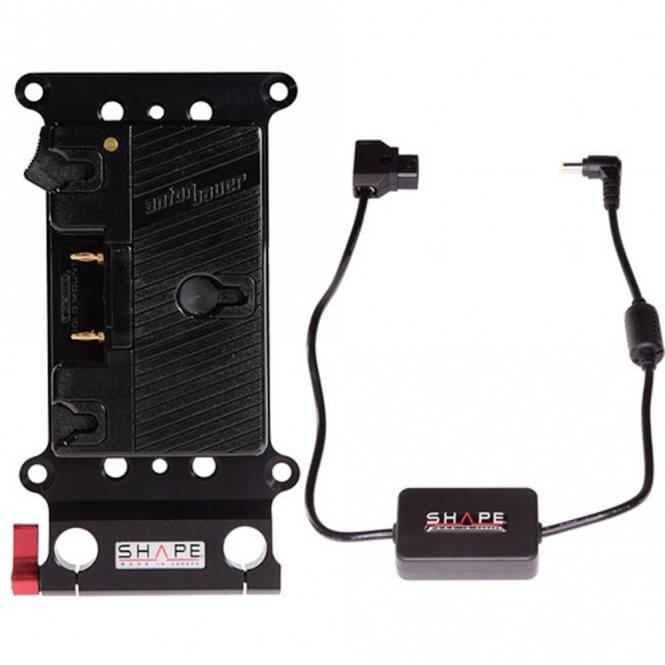 Shape Gold Mount Battery Cheese Plate for Panasonic AU-EVA1 & Sony FS7/FS5