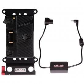Gold Mount Battery Cheese Plate for Panasonic AU-EVA1 & Sony FS7/FS5