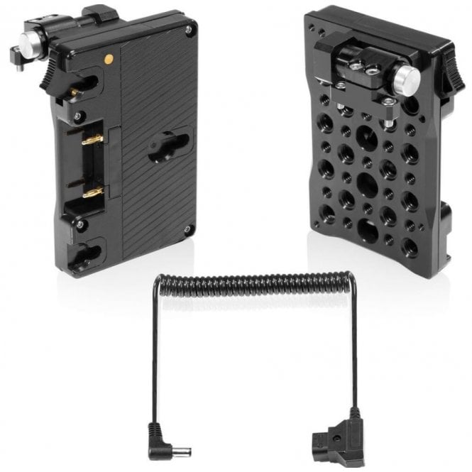 Shape  Gold mount pivoting battery plate for Canon C70