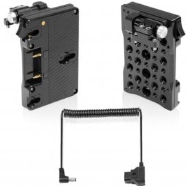 Shape Gold mount pivoting battery plate for Canon C70