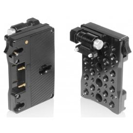 Shape Gold mount pivoting battery plate for monitor cage
